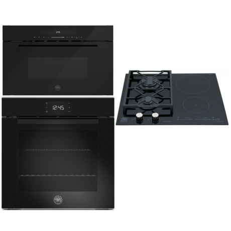 BERTAZZONI FMOD6115PLB2 + P652ILAGSFVN + FMOD3053WLB1 Σετ Εντοιχισμού Φούρνος Εστία Μικτή Μικροκυμάτων